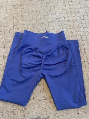 DFYNE High-Waist Scrunch Leggings - Blue